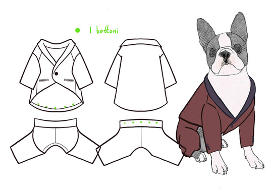 Design tuxedo for small dog